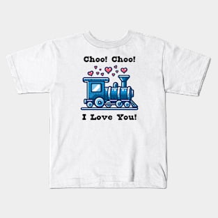 Train Valentine Kids T-Shirt